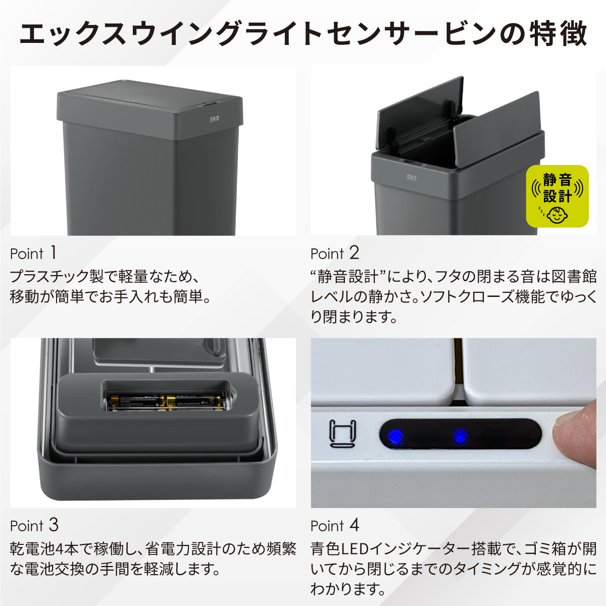 エックスウイング ライト センサービン 30L EK6277