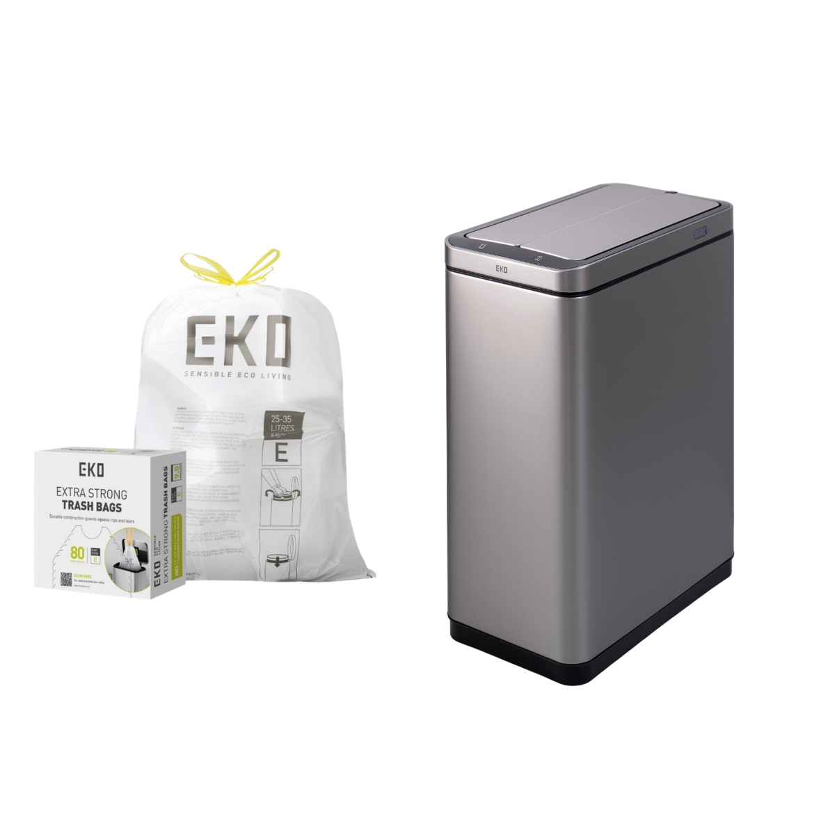 エックスウイング センサービン 30L＋ゴミ袋BOX（80枚入り）セット
