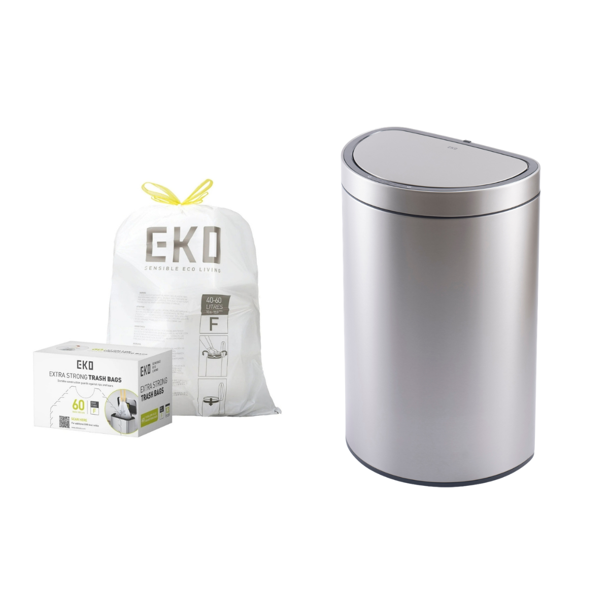 ミラージュセミラウンドセンサービン 45L＋ゴミ袋BOX（60枚入り）セット