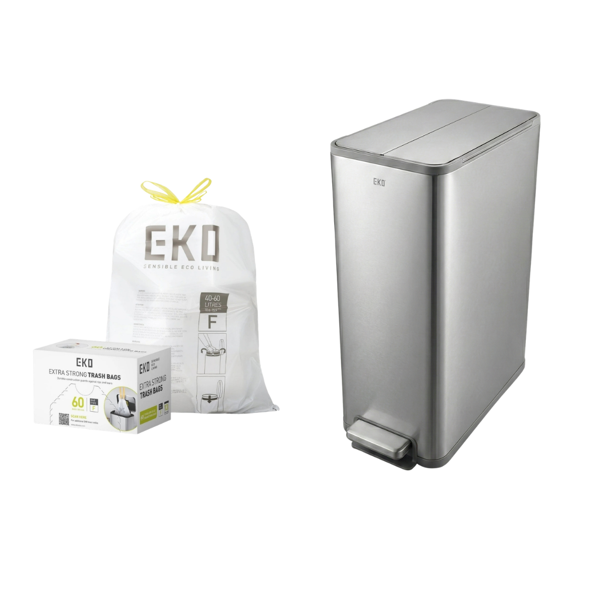 エックスウィングステップビン45L＋ゴミ袋BOX（60枚入り）セット
