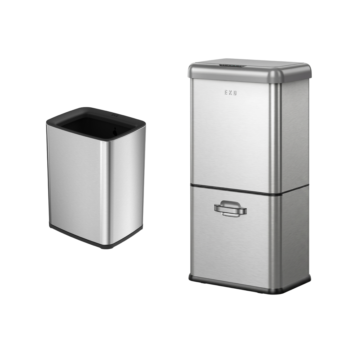 ヴィンテージ センサービン 32L+18L(シルバー)・ラグーナオープントップビン(シルバー) 10L セット