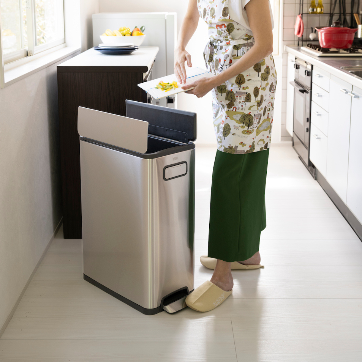 エコフライステップビン30L＋ゴミ袋BOX（80枚入り）セット