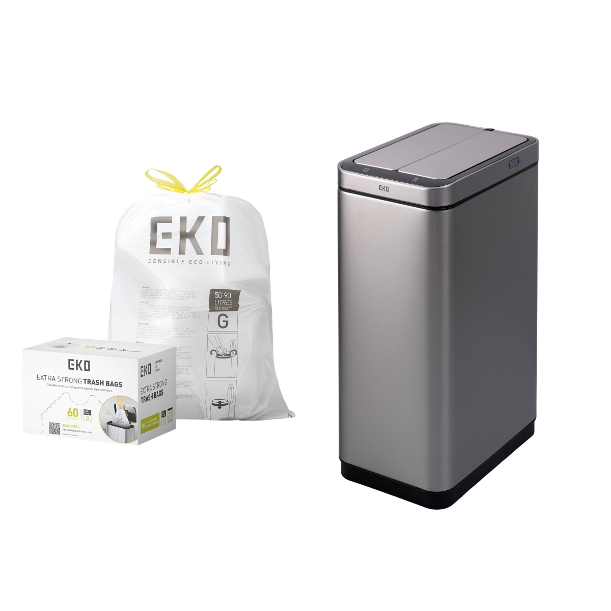 エックスウイング センサービン 45L＋ゴミ袋BOX（60枚入り）セット